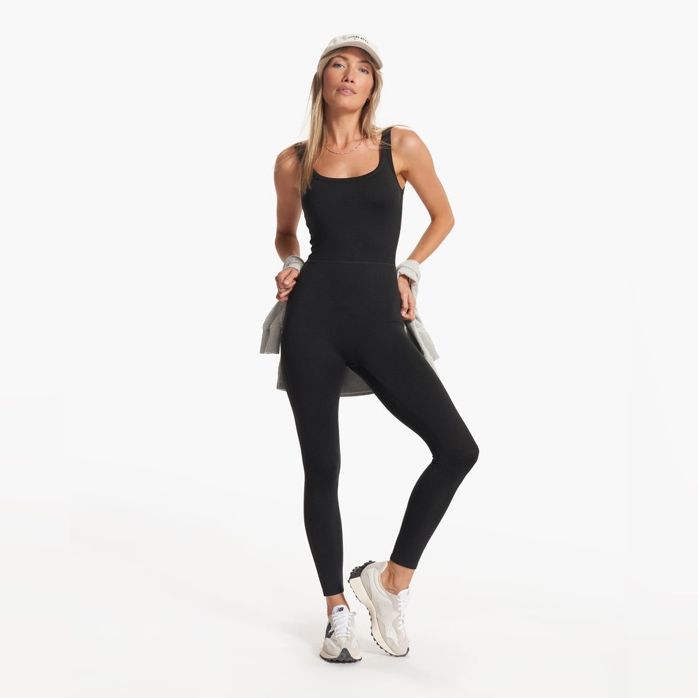 Halo Essential Jumpsuit Black Scoop-Neck Women's Medium Nwot